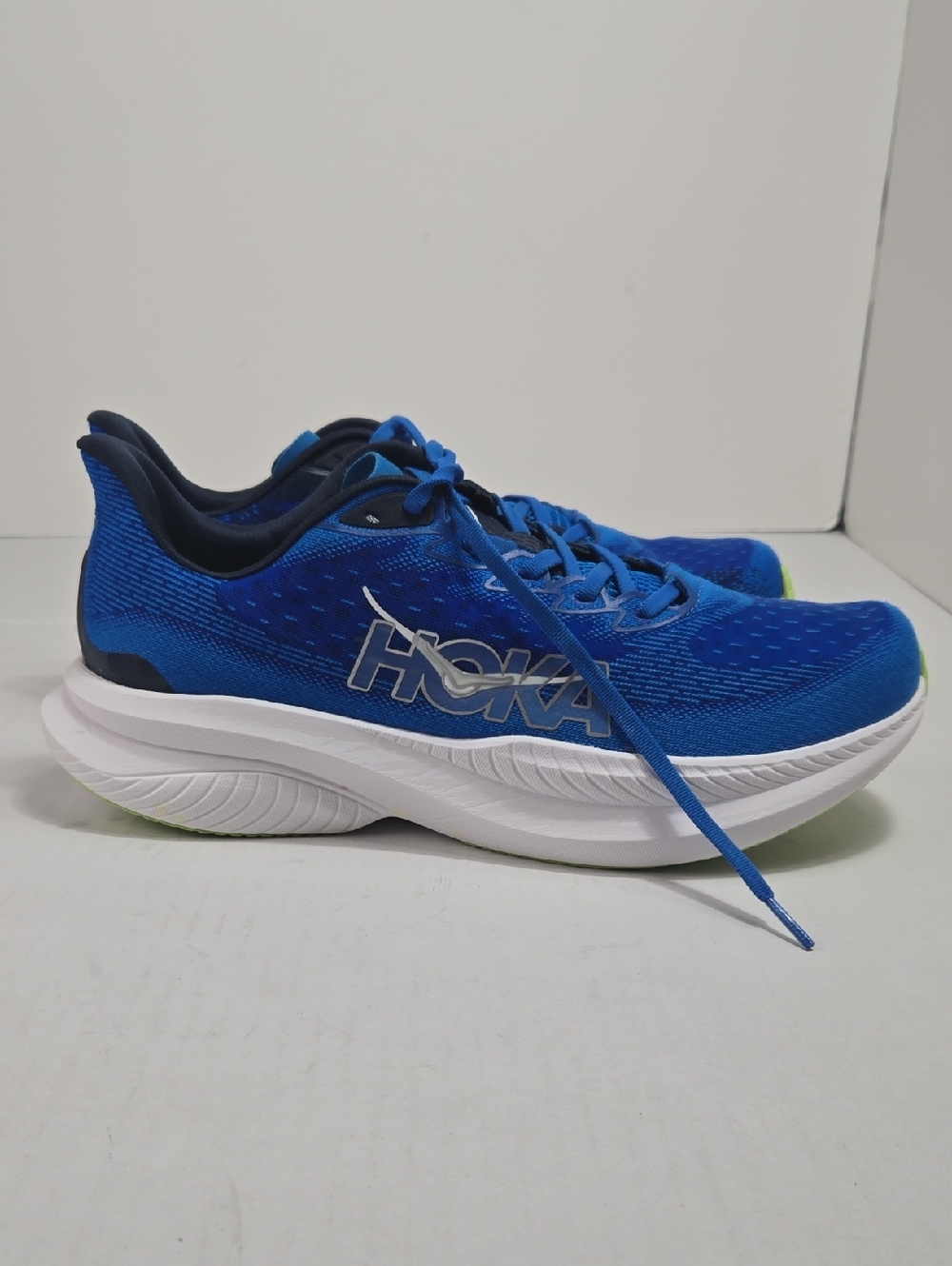 Hoka One One HOKA Mach 6 Electric Cobalt Men's Sz 11 D Running Excelent Conditio